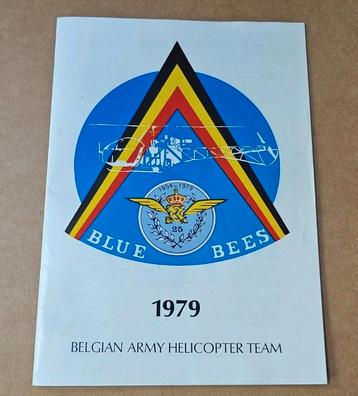 Belgisch Licht Vliegwezen "Blue Bees " boekje 1979  beschikbaar voor biedingen