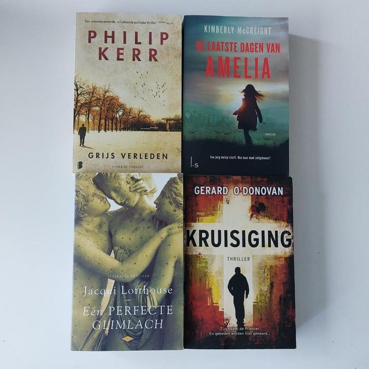 Thrillers à €2.00 per boek.  In goede staat, Boeken, Thrillers, Gelezen, Ophalen of Verzenden