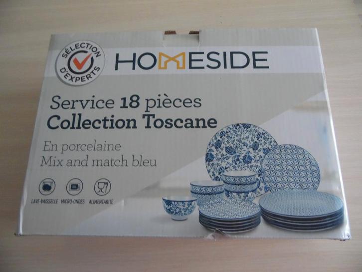 SERVICE 18 PIÈCES       NEUF, Maison & Meubles, Cuisine | Vaisselle, Neuf, Service complet, Autres styles, Porcelaine, Enlèvement