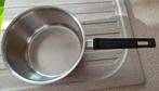 Poelon inox pas induction 16cm sur 8cm, Ophalen of Verzenden, Zo goed als nieuw, Inox