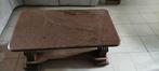 salontafel Granieten blad, Ophalen, Gebruikt, 100 tot 150 cm, 50 tot 75 cm