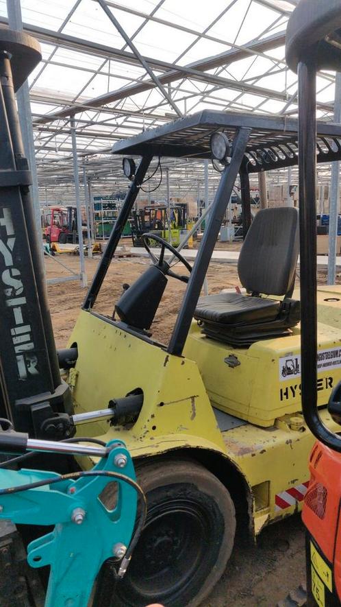 Heftruck diesel Hyster met vorkversteller, Doe-het-zelf en Bouw, Gereedschap | Machine-onderdelen en Toebehoren, Ophalen of Verzenden