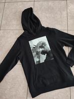 zwarte hoodie 2pac maat L, Comme neuf, Tupac, Noir, Enlèvement ou Envoi