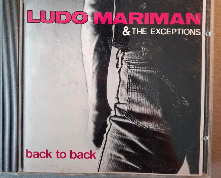 CD. Ludo Mariman. Dos à dos., CD & DVD, CD | Rock, Enlèvement ou Envoi