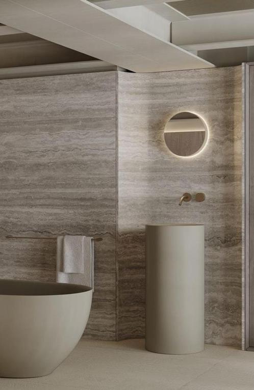Travertin Silver merk Nexion 1198x598x9mm honed, Doe-het-zelf en Bouw, Tegels, Nieuw, Vloertegels, Keramiek, 60 cm of meer, 60 cm of meer