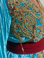 Takchita en velour, Kleding | Dames, Ophalen of Verzenden, Zo goed als nieuw, Blauw