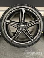 18” originele Audi A5 / S5 velgen + banden 5x112 8W0 601 025, Auto-onderdelen, Banden en Velgen, 18 inch, Banden en Velgen, Ophalen of Verzenden