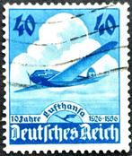 Deutsches Reich: 10 Jahre Lufthansa 1926-1936, Ophalen of Verzenden, Overige periodes, Gestempeld