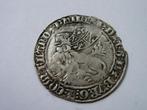 Filips de stoute, dubbel groot Botdrager. 1389-1404 silver., Ophalen of Verzenden, Zilver, Losse munt