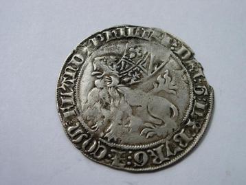 Filips de stoute, dubbel groot Botdrager. 1389-1404 silver.