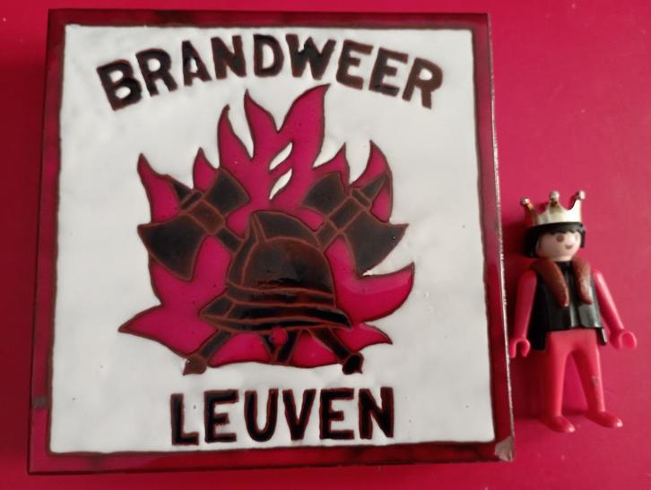 598) Brandweer ( Leuven ) Clouseau, Verzamelen, Militaria | Algemeen, Overige soorten, Embleem of Badge, Ophalen of Verzenden