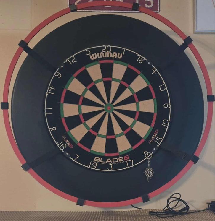 dartsblok, Sport en Fitness, Darts, Zo goed als nieuw, Dartbord, Ophalen