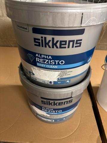 Sikkens alpha rezisto terracottakleurige muurverf 10liter beschikbaar voor biedingen