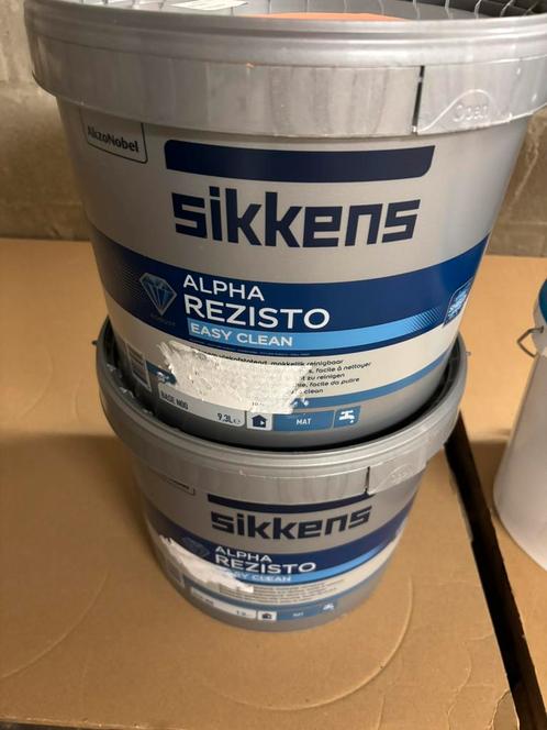 Sikkens alpha rezisto terracottakleurige muurverf 10liter, Hobby en Vrije tijd, Schilderen, Nieuw, Acrylverf, Ophalen
