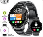 LIGE Nieuwe Heren Smart Watch met 100+ Sportmodis (Nieuw), Hoogte, Zwart, Nieuw, Ophalen of Verzenden