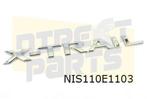 Nissan X-trail achterklepembleem tekst ''X-trail'' Origineel, -, Verzenden, -, Nieuw