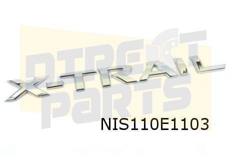 Nissan X-trail achterklepembleem tekst ''X-trail'' Origineel, Auto-onderdelen, Carrosserie, Nissan, Nieuw, Verzenden
