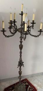 Lampe sur pied ancienne en fonte (chandelier), Enlèvement