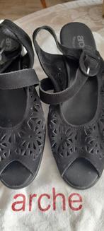 Sandales ARCHE, taille 36, noires, Vêtements | Femmes, Comme neuf, Noir, Enlèvement ou Envoi