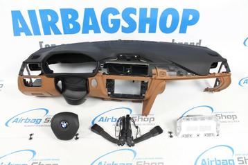 Airbag kit Tableau de bord brun BMW 4 serie F32 F33