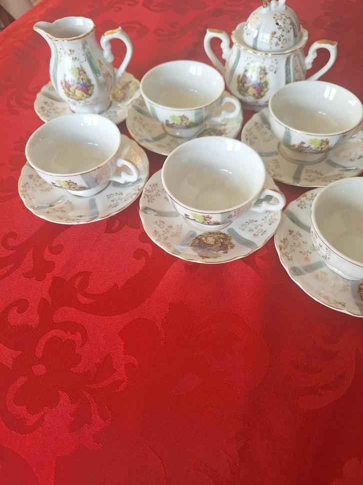 Mokka- of espressoservice, Huis en Inrichting, Keuken | Servies, Zo goed als nieuw, Kop(pen) en/of Schotel(s), Overige stijlen