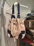 Nouveau sac beige/bleu avec trousse de maquillage., Enlèvement ou Envoi, Neuf, Beige, Autres types