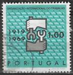 Portugal 1969 - Yvert 1057 - Arbeidsorganisatie (ST), Timbres & Monnaies, Timbres | Europe | Autre, Affranchi, Envoi, Portugal