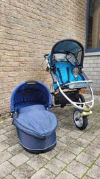 Kinderwagen buggy Quinny 2 in 1 blauw, Quinny, Kinderwagen, Gebruikt, Verstelbare duwstang