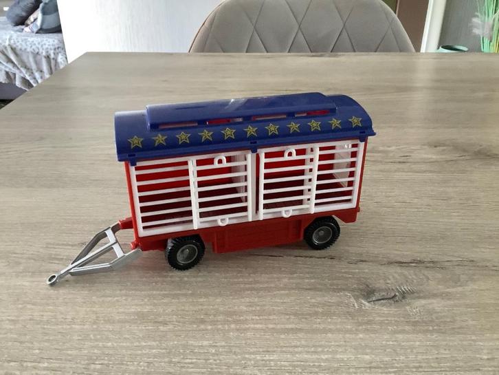 Miniatuur circuswagen (9x17 cm), Hobby en Vrije tijd, Modelauto's | Overige schalen, Zo goed als nieuw, Overige typen, Ophalen of Verzenden