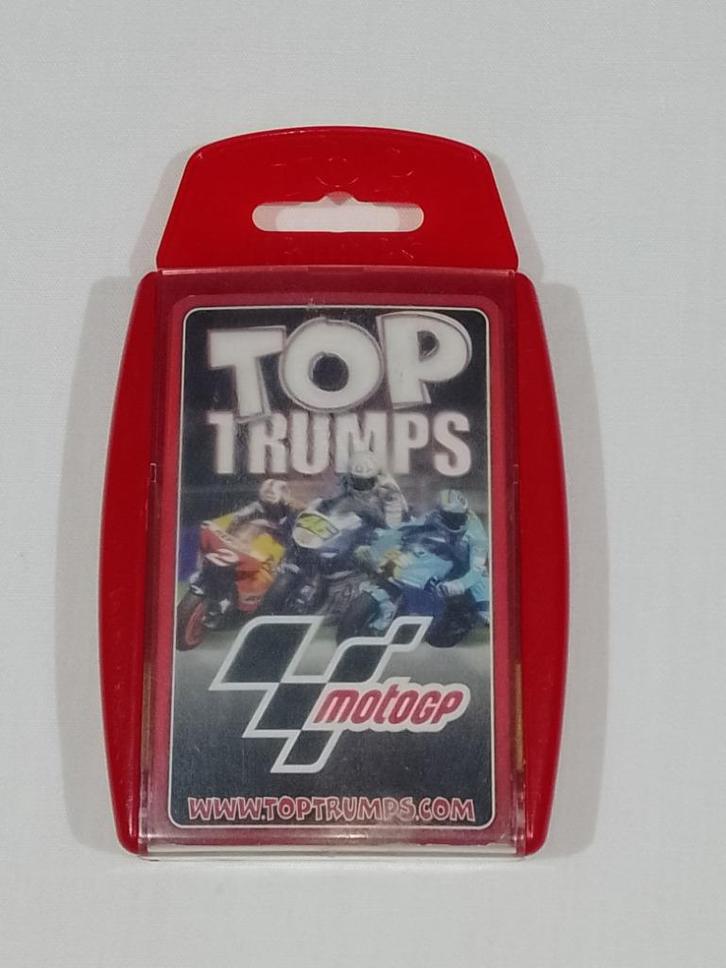Kwartetspel - Top Trumps - Moto GP, Collections, Cartes à jouer, Jokers & Jeux des sept familles, Utilisé, Jeu(x) des sept familles