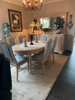 Eetplaats in ceruse massief eikenhout in perfecte staat, Huis en Inrichting, Ophalen, Zo goed als nieuw