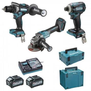 3 machines van 40 V max. 4 Ah Li-Ion XGT (DF001G + GA005G +, Ophalen of Verzenden, Nieuw