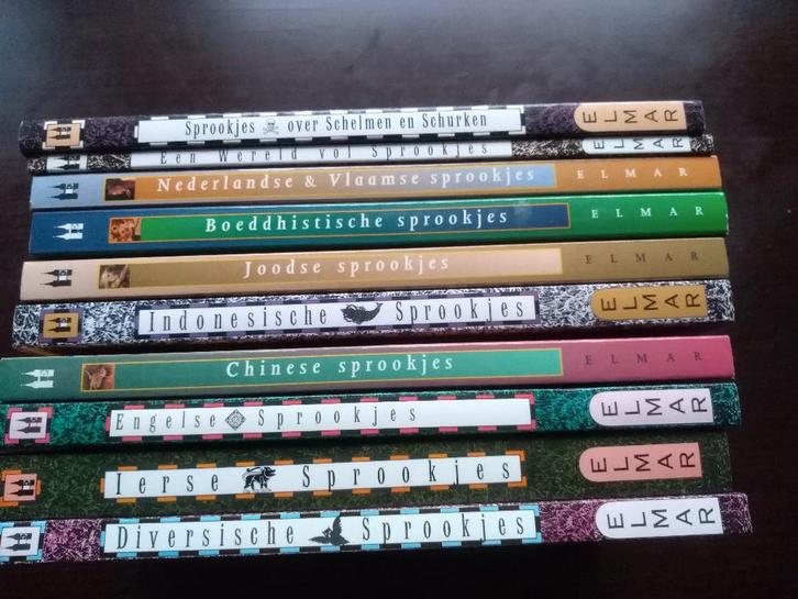 10  Sprookjes-boeken uit de Elmar-reeks, Boeken, Sprookjes en Fabels, Gelezen, Ophalen of Verzenden