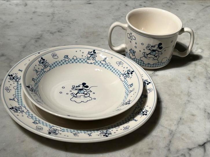 Boch Donaldson Disney ontbijt eetservies kind (set 23), Verzamelen, Disney, Servies, Ophalen