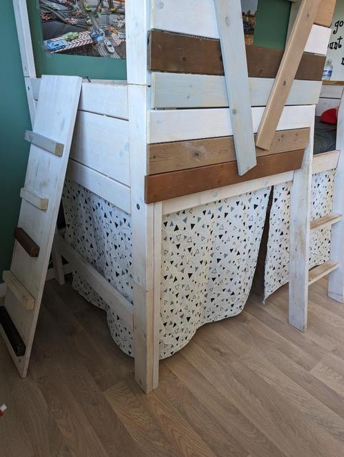 Bed lifetime, Kinderen en Baby's, Kinderkamer | Bedden, Gebruikt, 180 cm of meer, 85 tot 100 cm, Hoogslaper of Stapelbed, Lattenbodem