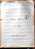 Oude partituur "Danse hongroise - Societé Harmonie de Diest, Muziek en Instrumenten, Bladmuziek, Gebruikt, Ophalen of Verzenden