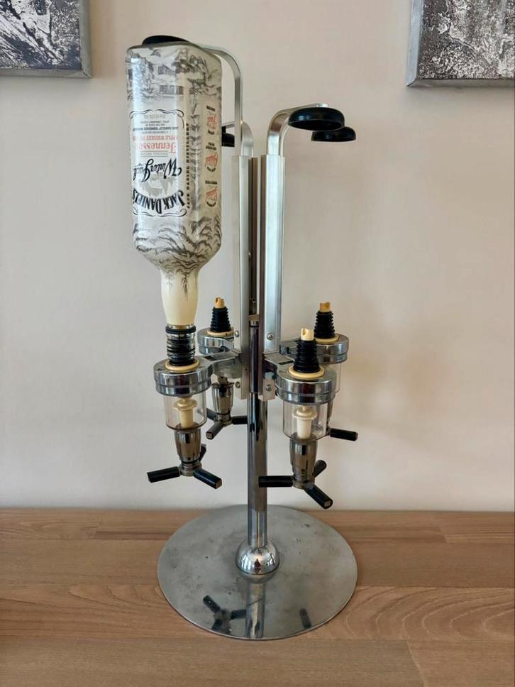 Drankdispenser met (lege) fles Jack Daniels, Huis en Inrichting, Woonaccessoires | Overige, Gebruikt, Ophalen