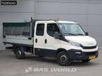 Iveco Daily 35S11 Open Laadbak met Kist Dubbel Cabine 3,5t T, Auto's, Bestelwagens en Lichte vracht, Stof, Gebruikt, Iveco, Bedrijf