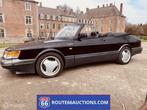 Saab 900 Turbo 16 Cabriolet | 1990 | Route 66 Auctions, Auto's, Zwart, Bedrijf, Handgeschakeld, Overige carrosserie