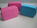 Boîte à lunch rose ou bleue 17,5 x 12,5 cm neuve - 3 pièces, Enlèvement ou Envoi, Neuf