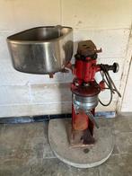 Retro afromer (melotte) + menger, Ophalen, Melktechniek