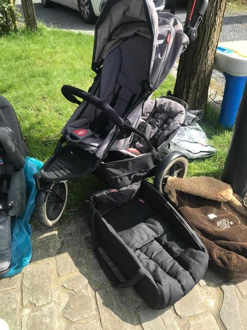 Navigateur de poussette Phil & Teds Duo 2.0 avec frein, Enfants & Bébés, Buggys, Utilisé, Autres marques, Protection de pluie