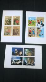Kuifje: 3 Stickervellen Le Soir, Gelezen, Ophalen of Verzenden, Meerdere stripboeken, Herge