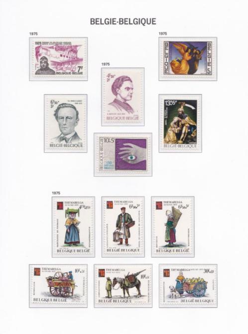 Postfrisse postzegels - Pagina 135 DAVO album - 1975., Postzegels en Munten, Postzegels | Europa | België, Postfris, Orginele gom