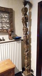 Afrikaanse totempaal hout, Antiek en Kunst, Kunst | Beelden en Houtsnijwerken, Ophalen