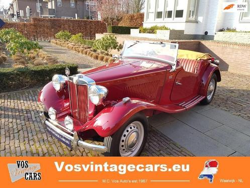 MG TD Midget 1250 Roadster, Auto's, MG, Particulier, Overige modellen, Lederen bekleding, Benzine, Cabriolet, Handgeschakeld, Rood