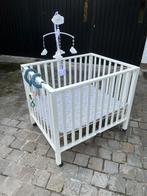 Kinderpark verstelbare bodemplank, ook bruikbaar als bedje., Ophalen, Zo goed als nieuw, Rechthoekig, In hoogte verstelbaar