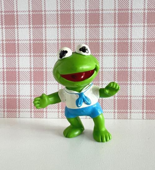 Figurine Baby Kermit la grenouille (Muppet Show) - 1986 HA!, Kinderen en Baby's, Speelgoed | Actiefiguren, Gebruikt, Ophalen of Verzenden