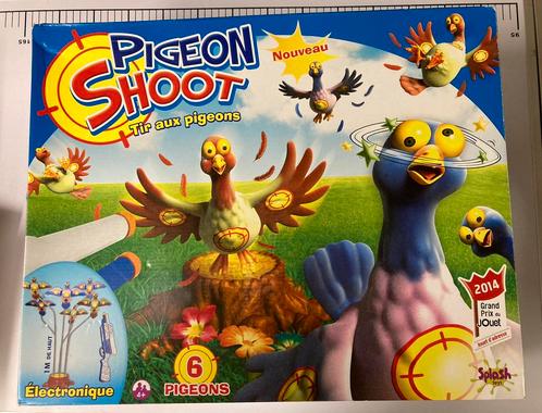 Pigeon Shoot: schietspel met duiven in beweging, Hobby en Vrije tijd, Gezelschapsspellen | Bordspellen, Zo goed als nieuw