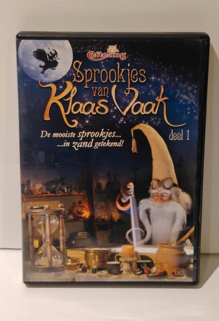 Dvd Klaas Vaak Deel 1 – mooiste sprookjes in zand Efteling, Cd's en Dvd's, Dvd's | Kinderen en Jeugd, Zo goed als nieuw, Tv fictie